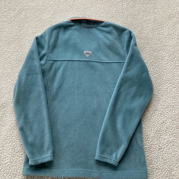 Columbia Women’s PFG Slack Water Fleece Pullover. Size XS. Seafoam green. - Picture 3 of 4